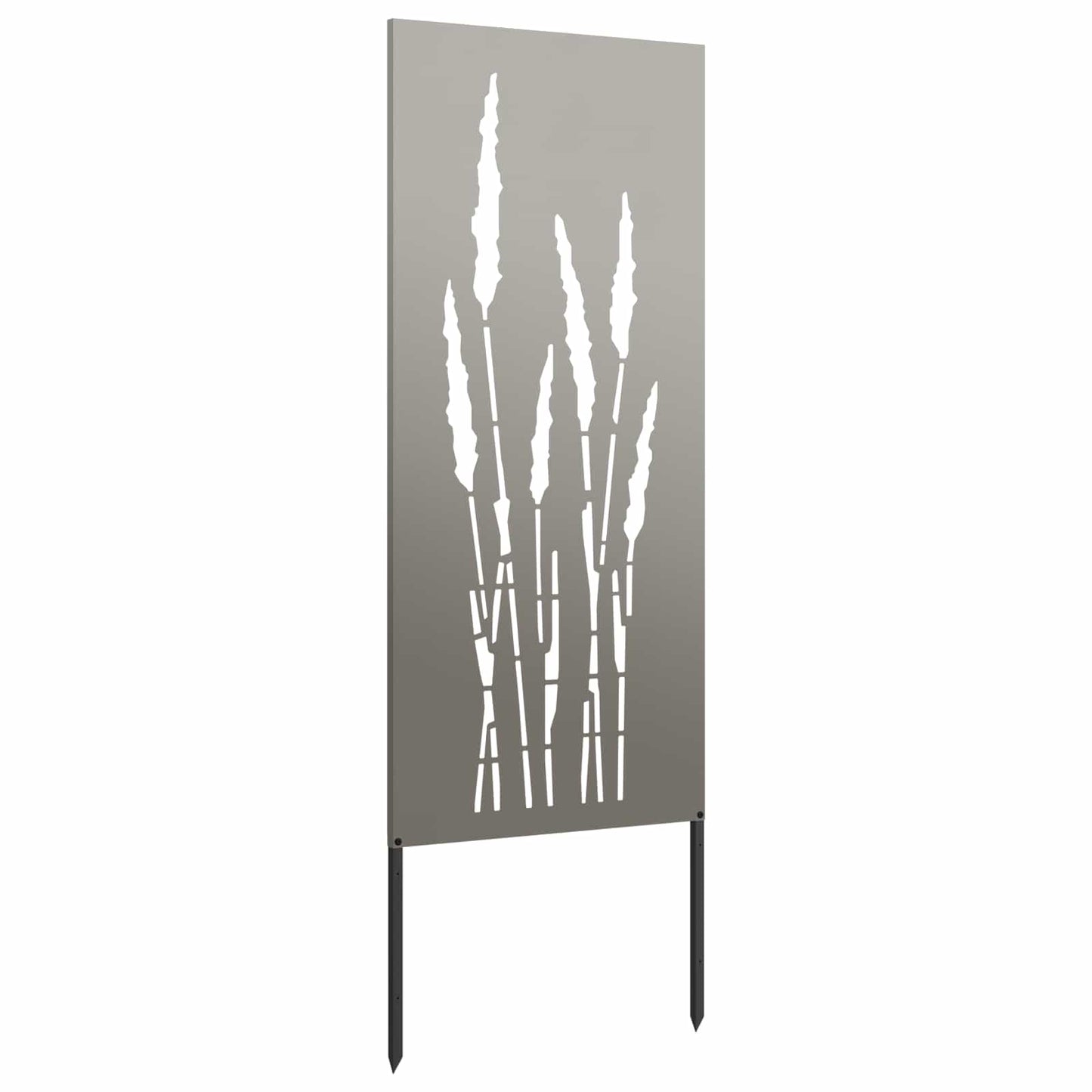 Garden Privacy Screen Floral Rusty 50 x 140 cm Weathering Steel
