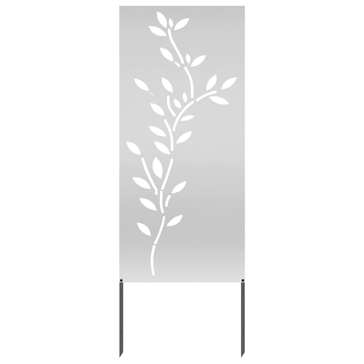 Garden Privacy Screen Silver 50 x 140 cm Galvanised steel