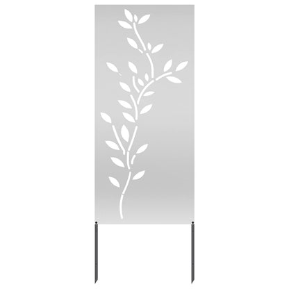 Garden Privacy Screen Silver 50 x 140 cm Galvanised steel