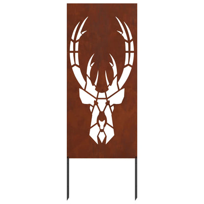 Garden Privacy Screen Rusty 50 x 140 cm Weathering steel
