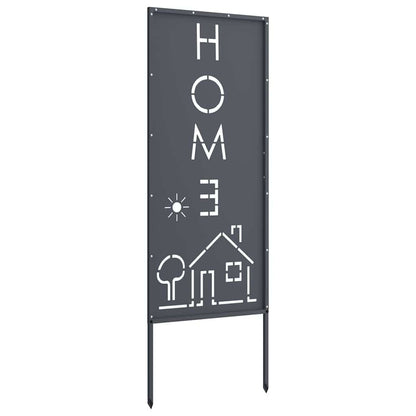Garden Privacy Screen Anthracite 50 x 140 cm Cold-rolled steel