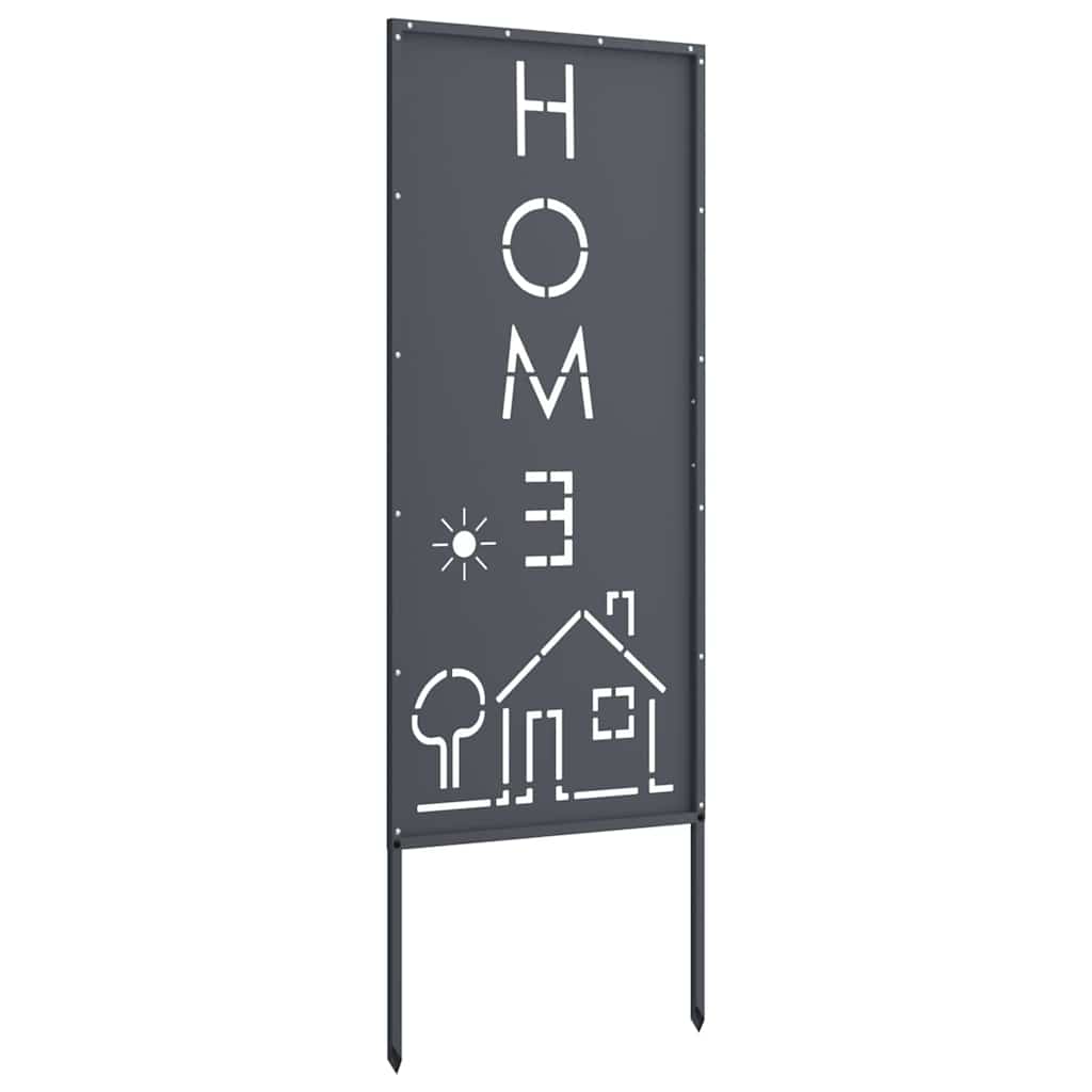 Garden Privacy Screen Anthracite 50 x 140 cm Cold-rolled steel