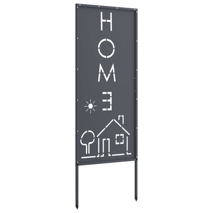 Garden Privacy Screen Anthracite 50 x 140 cm Cold-rolled steel