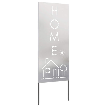 Garden Privacy Screen Silver 50 x 140 cm Stainless steel