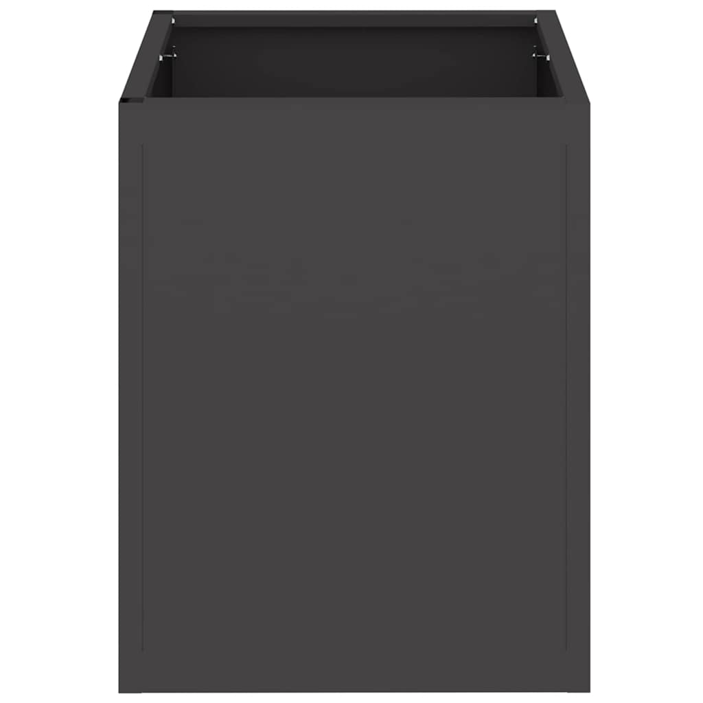 Garden Planter Black 32 x 32 x 40 cm Cold-rolled Steel