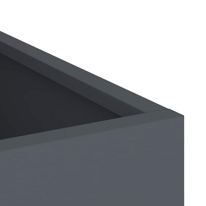 Garden Planter Anthracite 32 x 32 x 40 cm Cold-rolled Steel