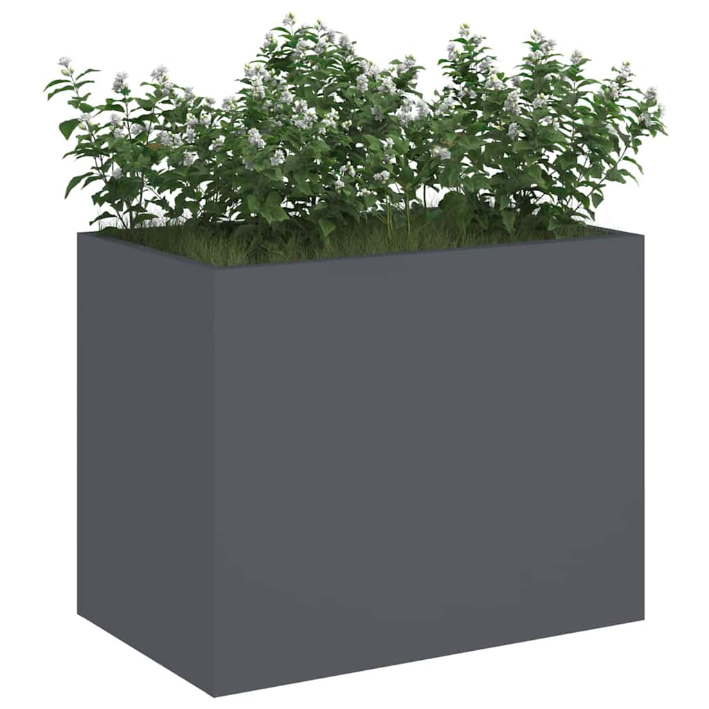 Garden Planter Anthracite 50 x 32 x 40 cm Cold-rolled Steel