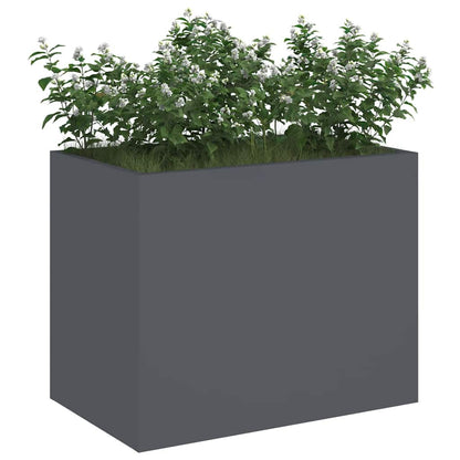 Garden Planter Anthracite 50 x 32 x 40 cm Cold-rolled Steel