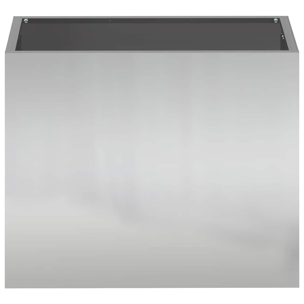 Garden Planter Galvanised Steel 50 x 32 x 40 cm