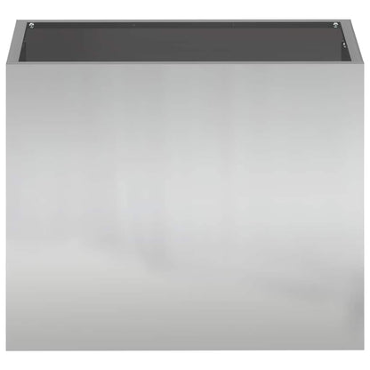 Garden Planter Galvanised Steel 50 x 32 x 40 cm
