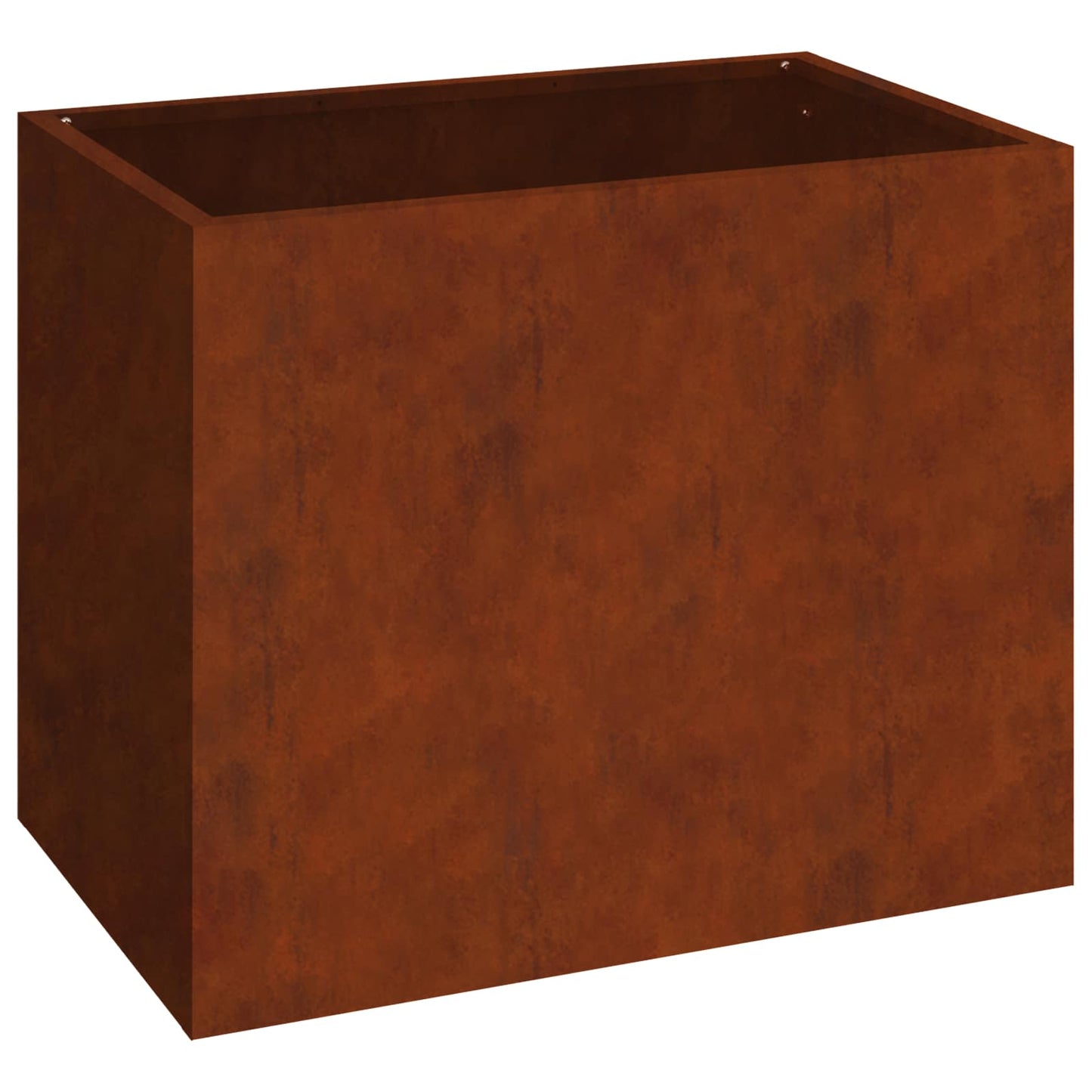 Garden Planter Rusty 50 x 32 x 40 cm Weathering Steel