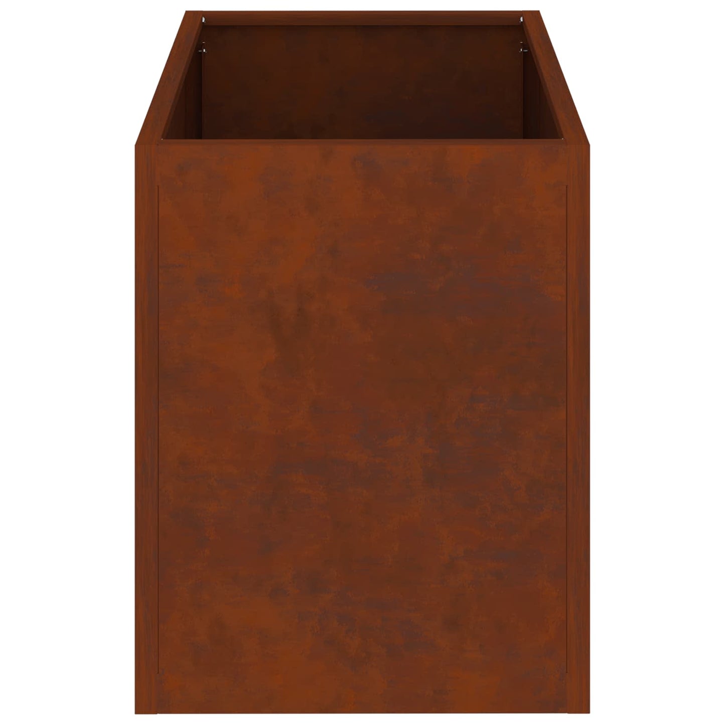 Garden Planter Rusty 50 x 32 x 40 cm Weathering Steel