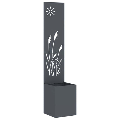 Garden Privacy Screen Anthracite 32 x 150 cm Cold-rolled steel