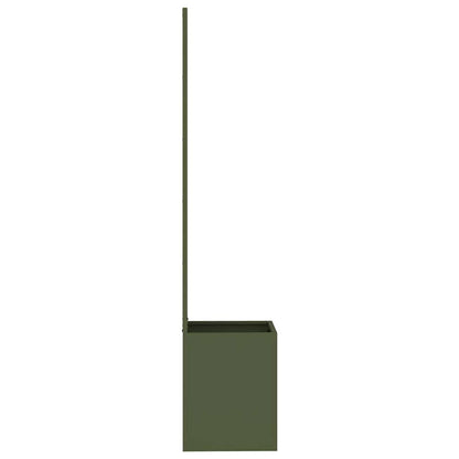 Garden Privacy Screen Olive green 32 x 150 cm Cold-rolled steel