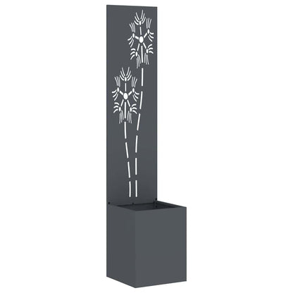 Garden Privacy Screen Anthracite 32 x 150 cm Cold-rolled steel
