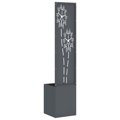 Garden Privacy Screen Anthracite 32 x 150 cm Cold-rolled steel