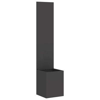 Garden Privacy Screen Black 32 x 32 x 150 cm Cold-rolled steel