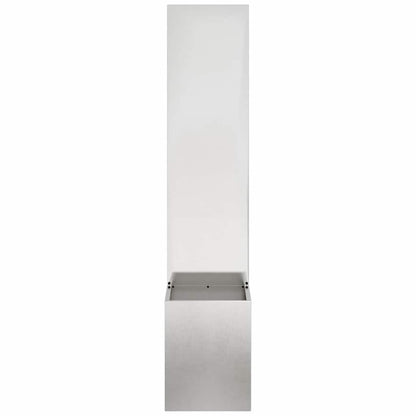 Garden Privacy Screen Sliver 32 x 150 cm Stainless steel