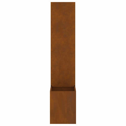 Garden Privacy Screen Rusty 32 x 150 cm Weathering steel