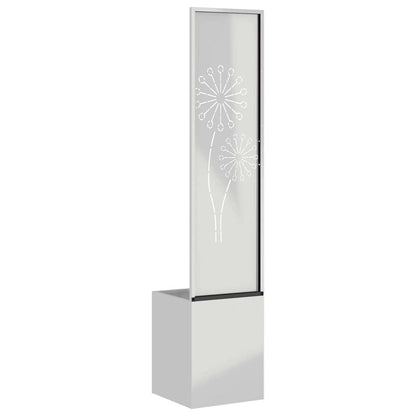 Garden Privacy Screen Silver 32 x 150 cm Galvanised steel