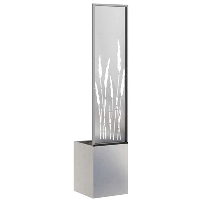 Garden Privacy Screen Sliver 32 x 150 cm Stainless steel