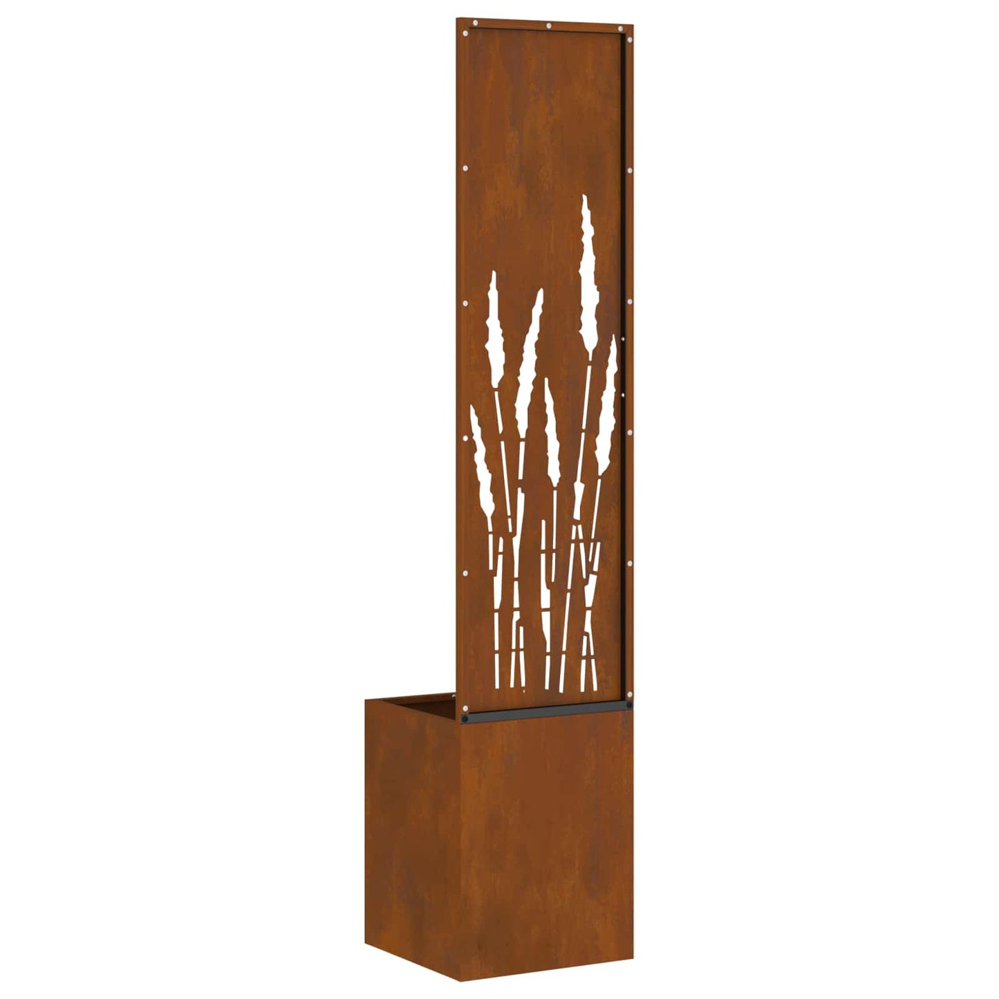 Garden Privacy Screen Rusty 32 x 150 cm Weathering Steel