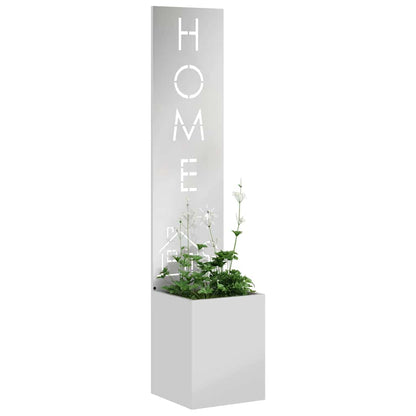 Garden Privacy Screen Silver 32 x 32 x 150 cm Galvanised steel