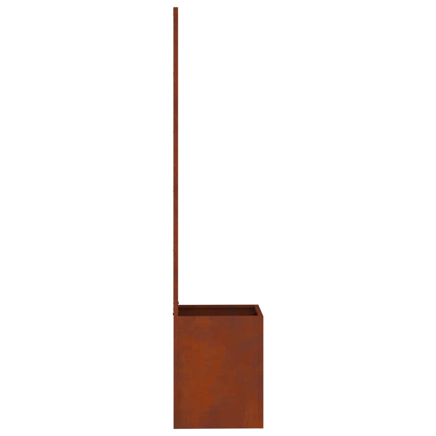 Garden Privacy Screen Rusty 32 x 32 x 150 cm Weathering steel