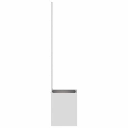 Garden Privacy Screen Silver 50 x 140 cm Galvanised steel