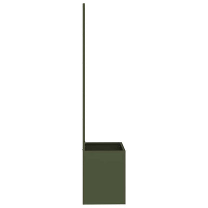 Garden Privacy Screen Olive green 50 x 140 cm Cold-rolled steel