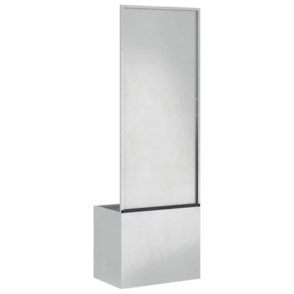 Garden Privacy Screen Sliver 50 x 32 x 150 cm Stainless steel