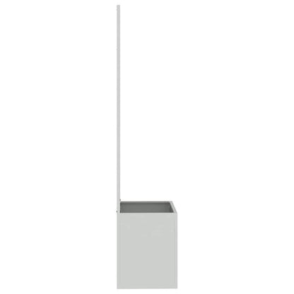Garden Privacy Screen Silver 50 x 32 x 150 cm Galvanised steel