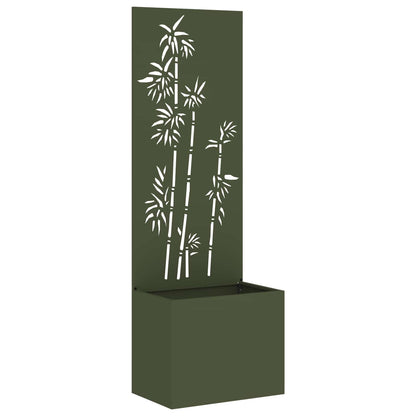 Garden Privacy Screen Olive green 50 x 150 cm Cold-rolled steel