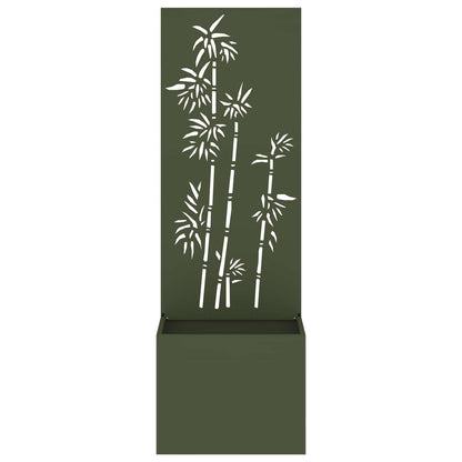 Garden Privacy Screen Olive green 50 x 150 cm Cold-rolled steel