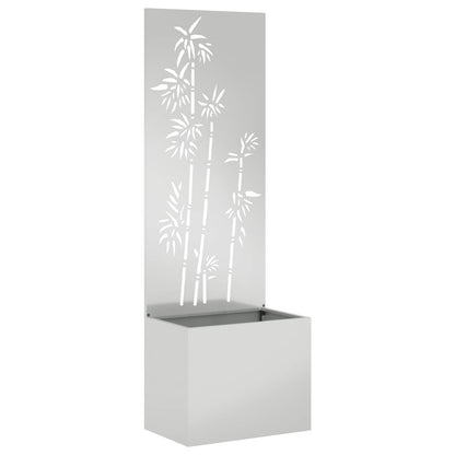 Garden Privacy Screen Silver 50 x 150 cm Galvanised steel