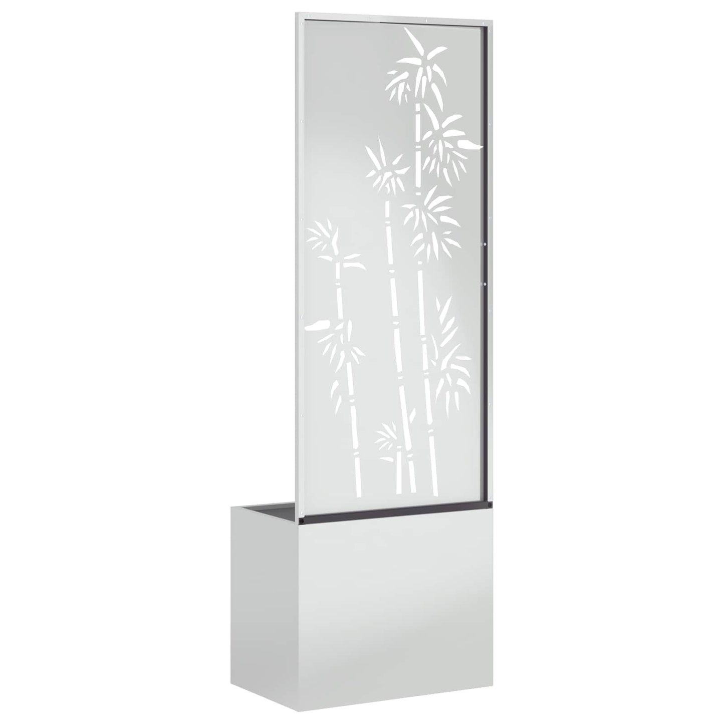 Garden Privacy Screen Silver 50 x 150 cm Galvanised steel