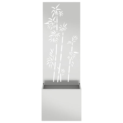Garden Privacy Screen Silver 50 x 150 cm Galvanised steel