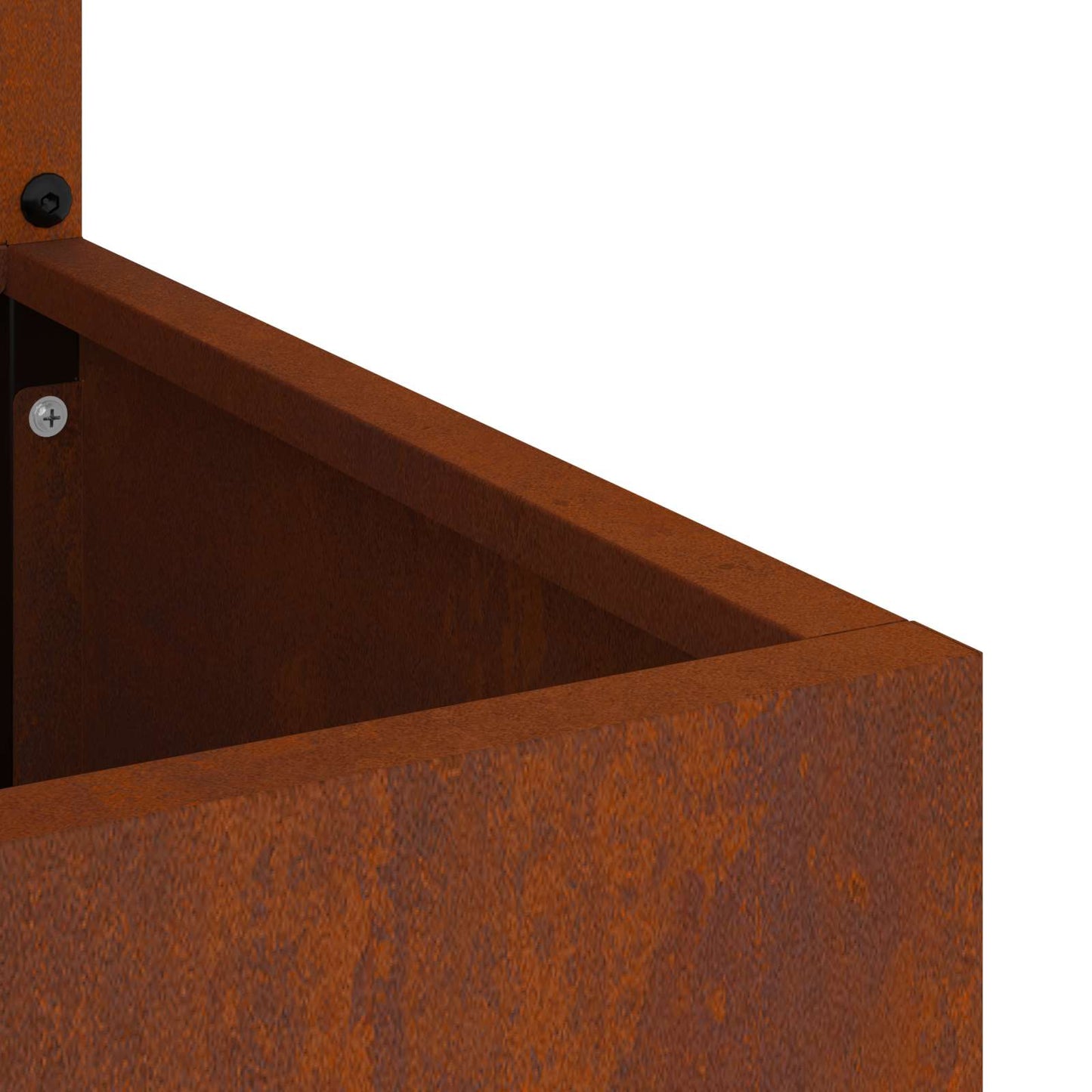 Garden Privacy Screen Floral Rusty 50 x 150 cm Weathering steel