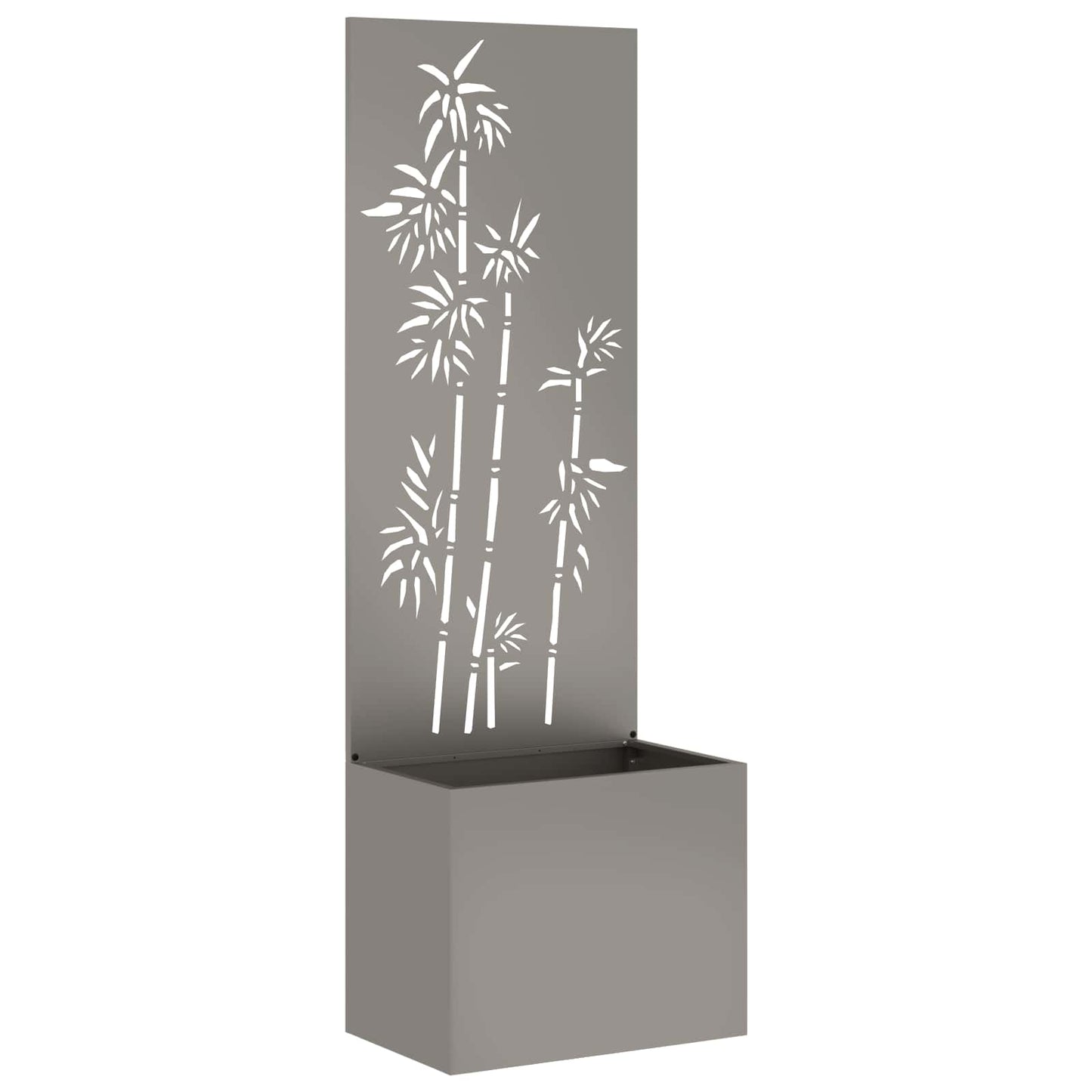 Garden Privacy Screen Floral Rusty 50 x 150 cm Weathering steel