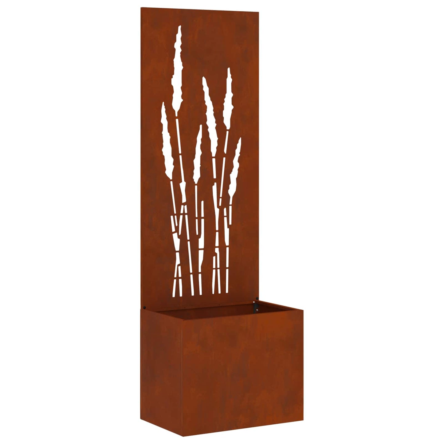 Garden Privacy Screen Rusty 50 x 32 x 150 cm Weathering steel