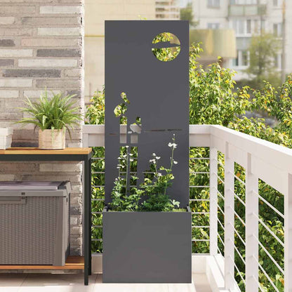 Garden Privacy Screen Anthracite 50 x 150 cm Cold-rolled steel