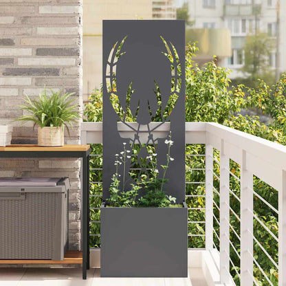 Garden Privacy Screen Anthracite 50 x 150 cm Cold-rolled steel