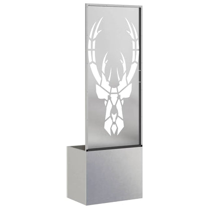 Garden Privacy Screen Sliver 50 x 150 cm Stainless steel