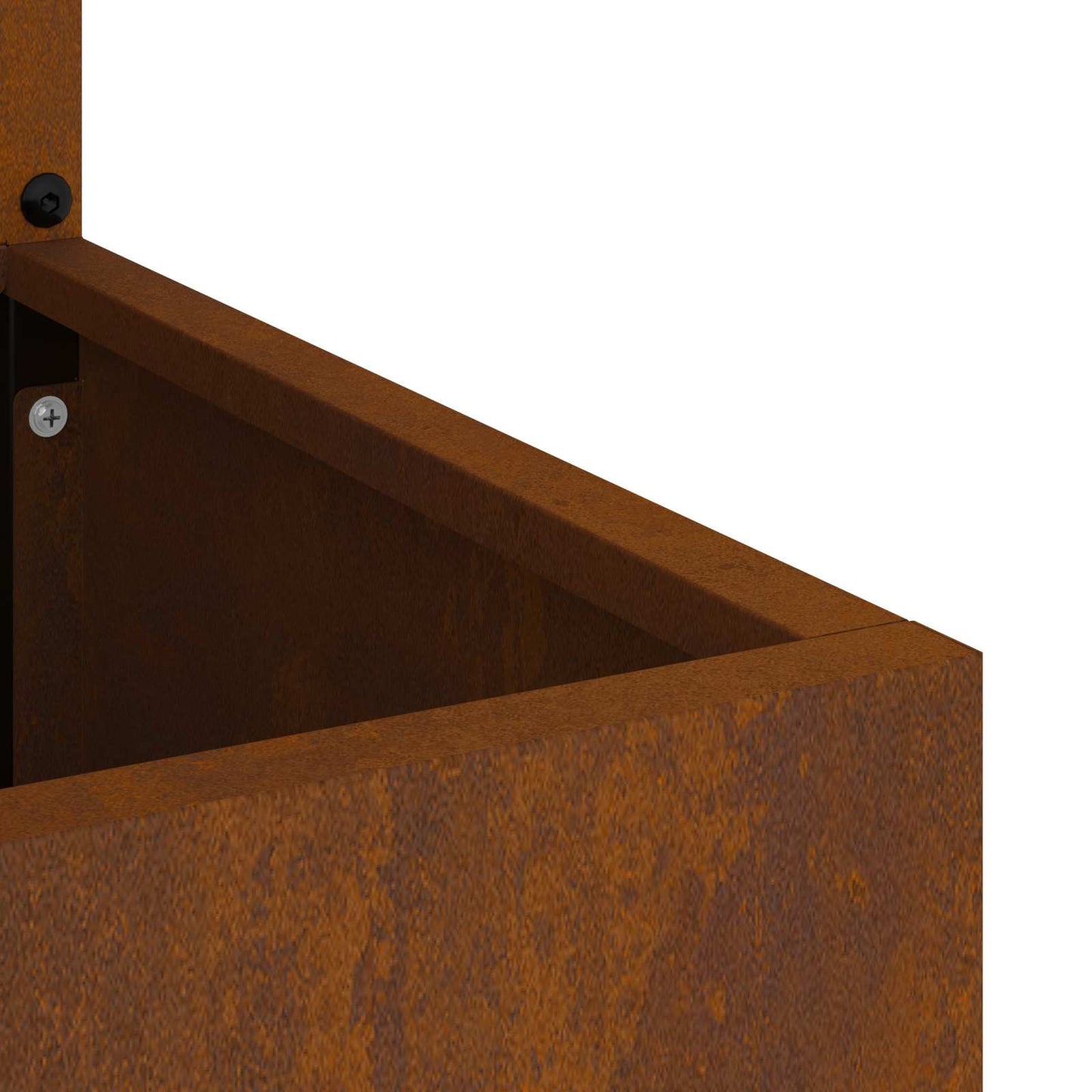 Garden Privacy Screen Rusty 50 x 150 cm Weathering Steel