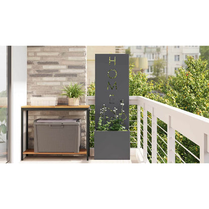 Garden Privacy Screen Anthracite 50 x 150 cm Cold-rolled steel