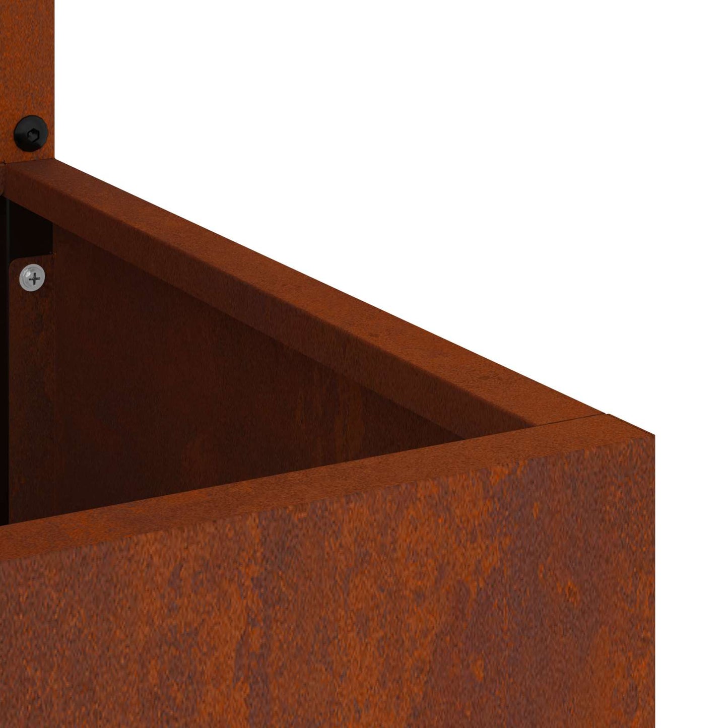 Garden Privacy Screen Rusty 50 x 32 x 150 cm Weathering steel