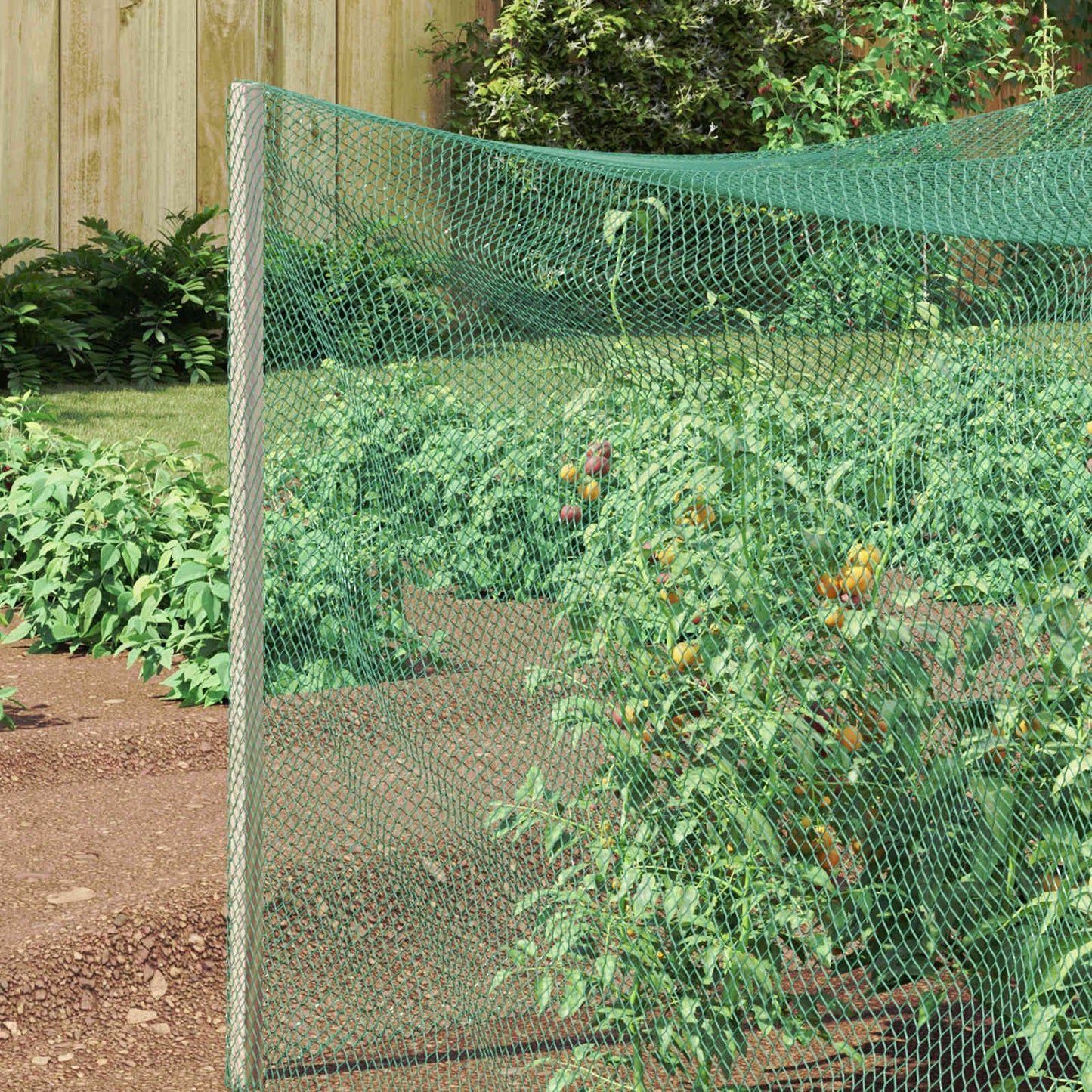 Bird Protection Net Green 4 x 10 m Polyethylene