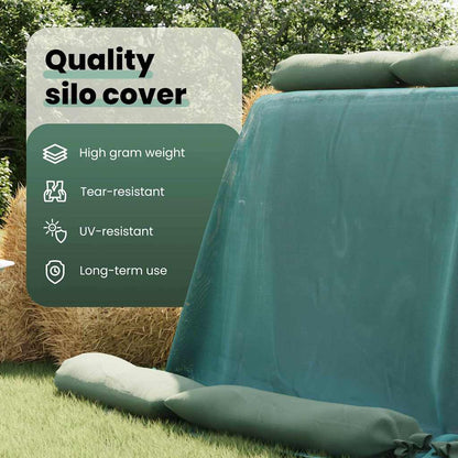 Silo Cover Green 6 x 5 m HDPE