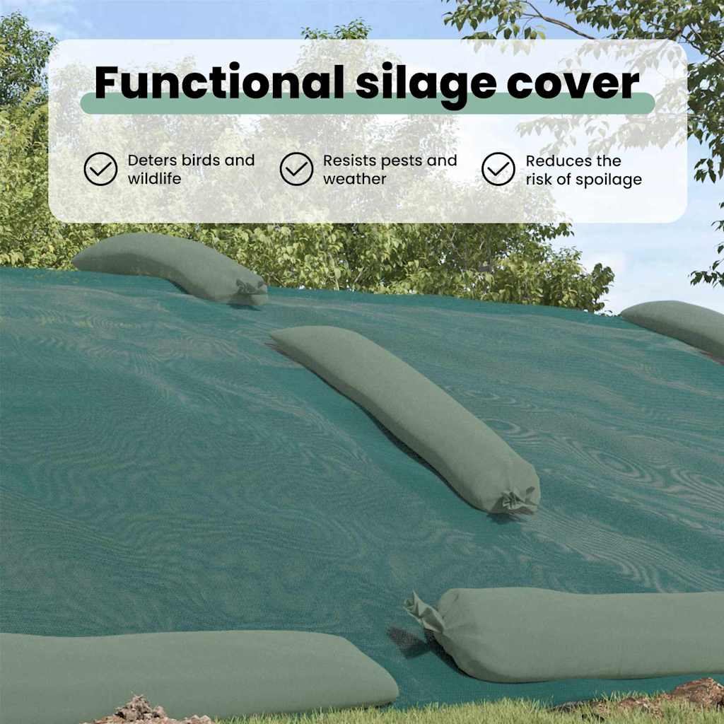 Silo Cover Green 6 x 5 m HDPE