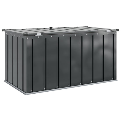 Garden Storage Box Black 101 x 56.5 x 50 cm Steel